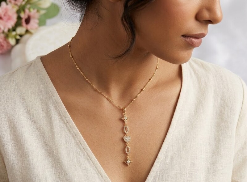 Florium™ Solitaire Pendant Necklace [PNSS-36]