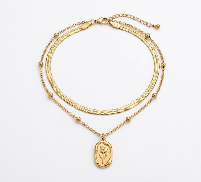 Florium™ Solitaire Pendant Necklace [PNSS-37]
