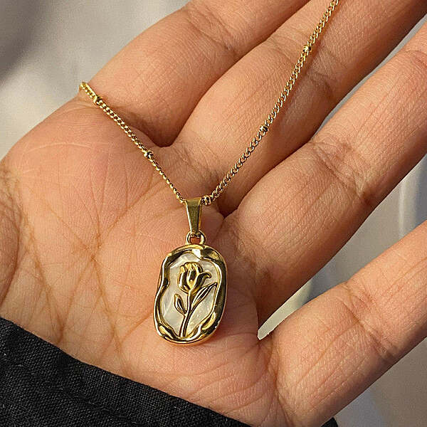 Florium™ Solitaire Pendant Necklace [PNSS-38]