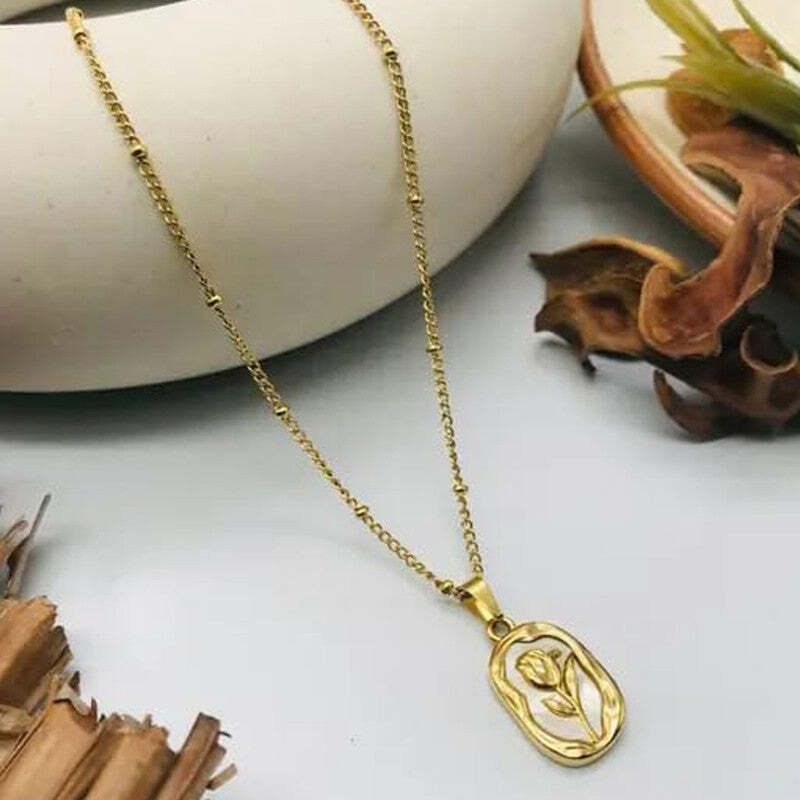 Florium™ Solitaire Pendant Necklace [PNSS-38]