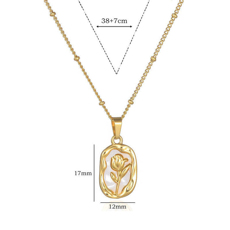 Florium™ Solitaire Pendant Necklace [PNSS-38]