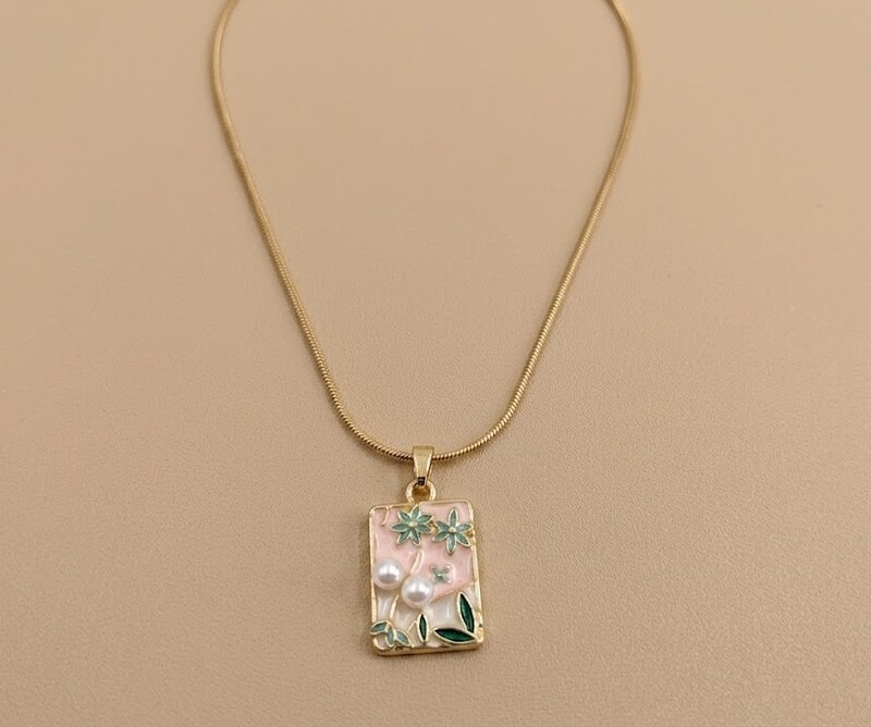 Florium™ Solitaire Pendant Necklace [PNSS-40]