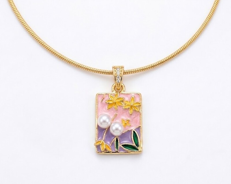 Florium™ Solitaire Pendant Necklace [PNSS-40]