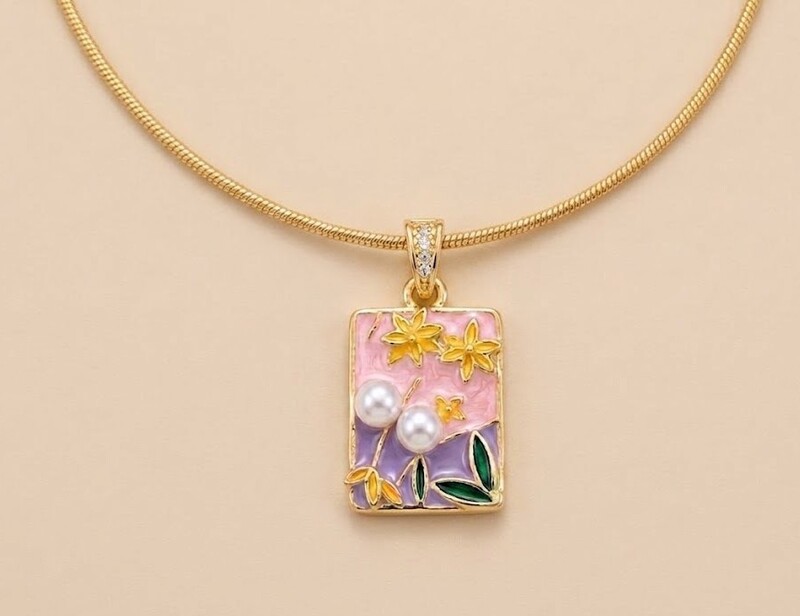 Florium™ Solitaire Pendant Necklace [PNSS-40]