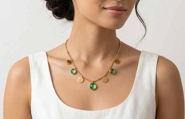 Florium™ Solitaire Pendant Necklace [PNSS-45A]