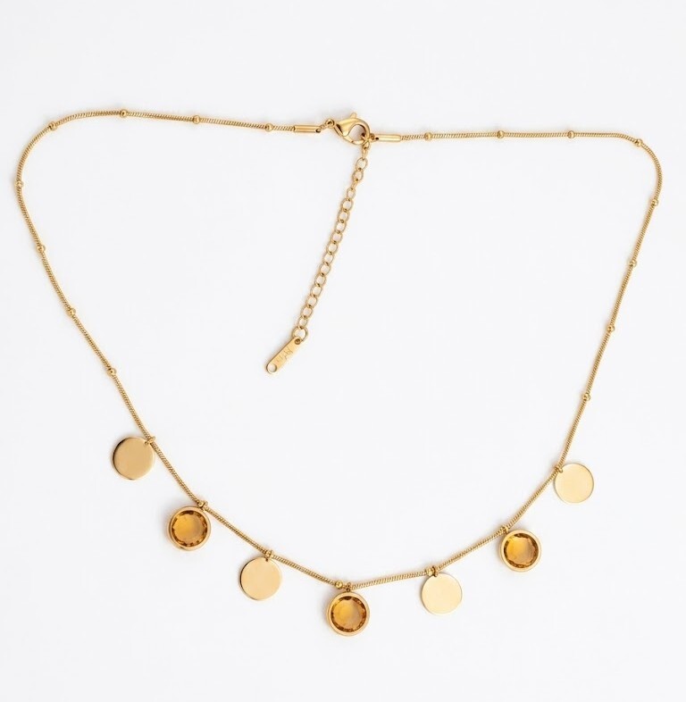 Florium™ Solitaire Pendant Necklace [PNSS-45B]