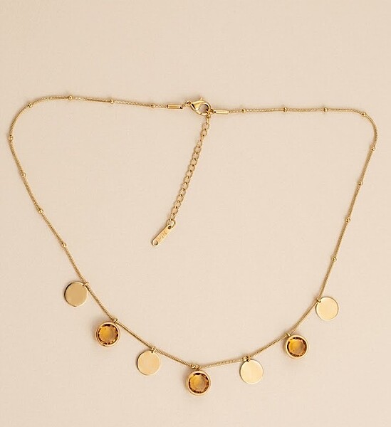 Florium™ Solitaire Pendant Necklace [PNSS-45B]