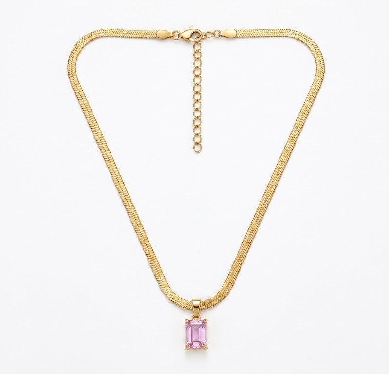 Florium™ Solitaire Pendant Necklace [PNSS-46]