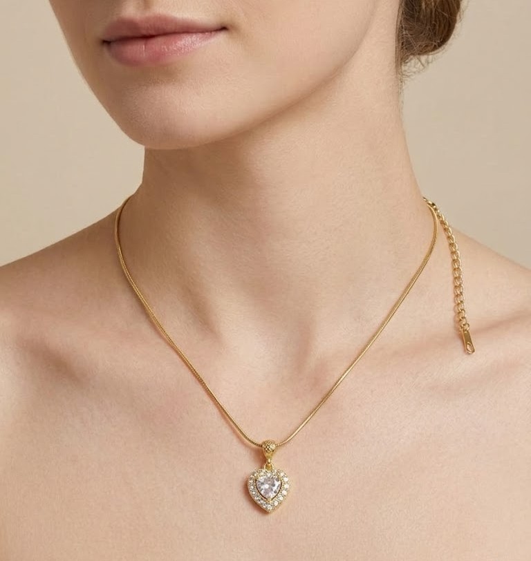 Florium™ Solitaire Pendant Necklace [PNSS-47]