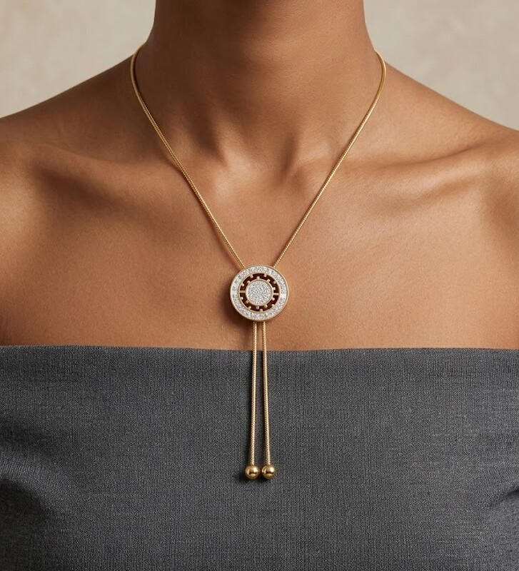 Florium™ Solitaire Pendant Necklace [PNSS-50]