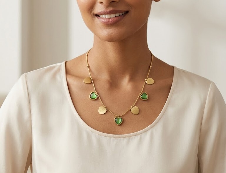 Florium™ Solitaire Pendant Necklace [PNSS-52]