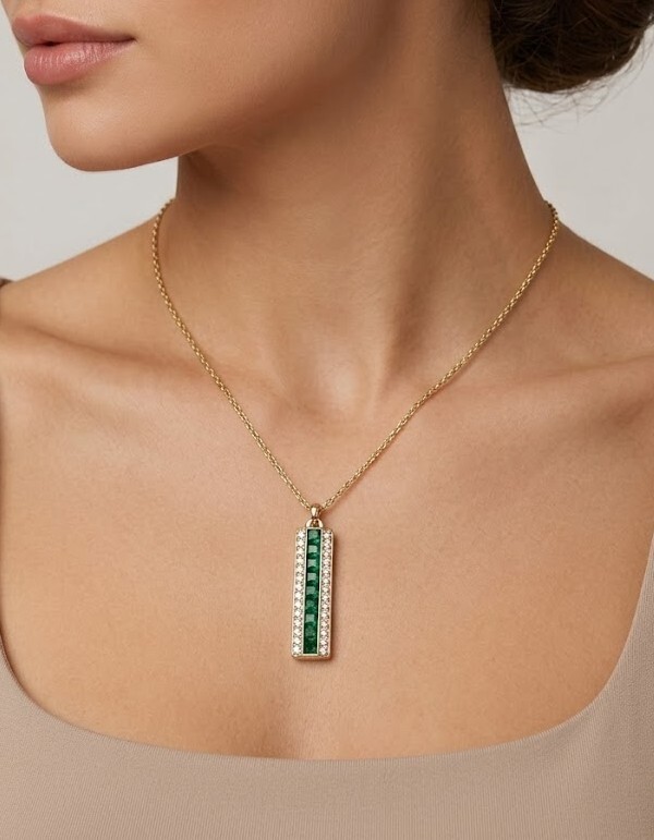 Florium™ Solitaire Pendant Necklace [PNSS-54]