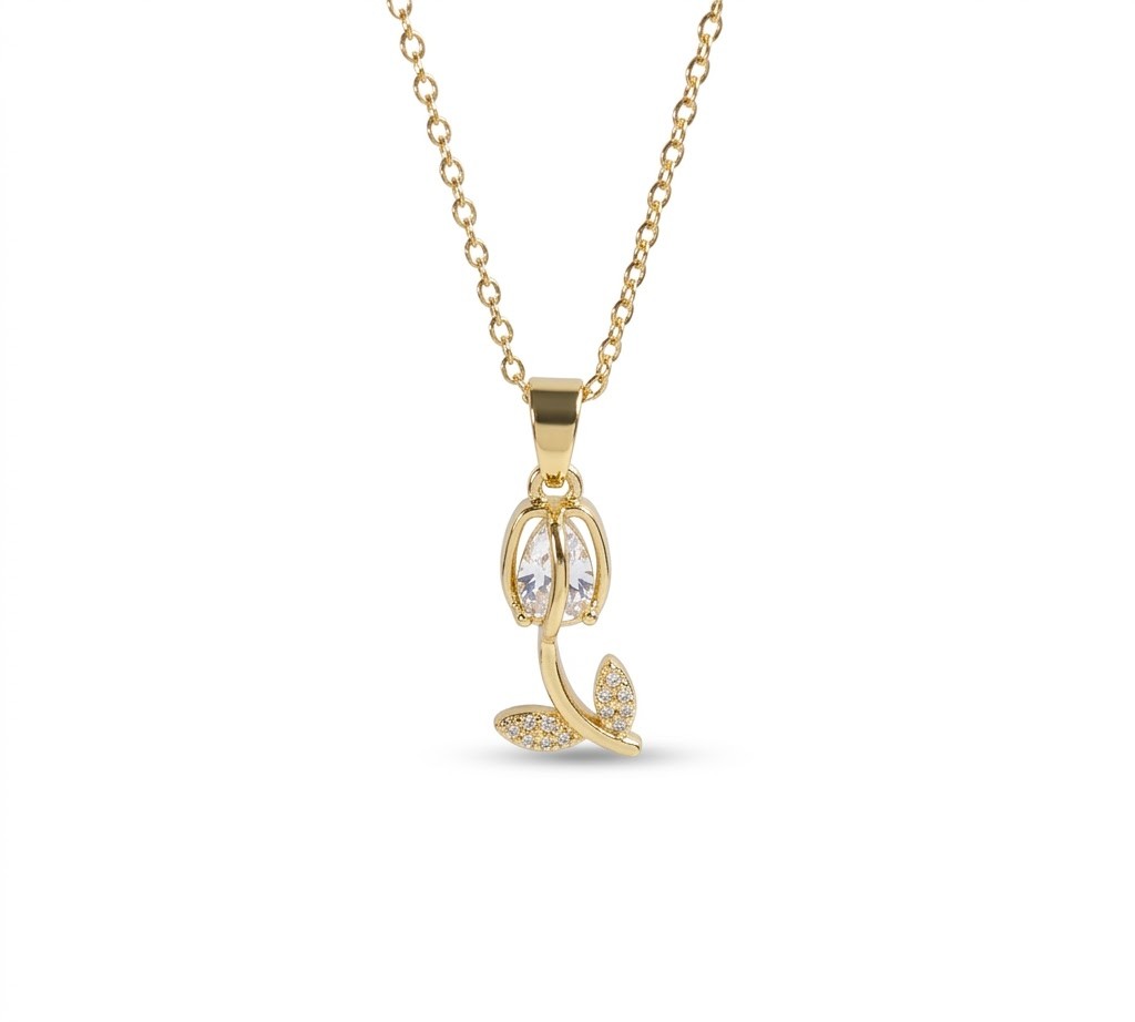 Florium™ Solitaire Pendant Necklace [PNSS-56A]
