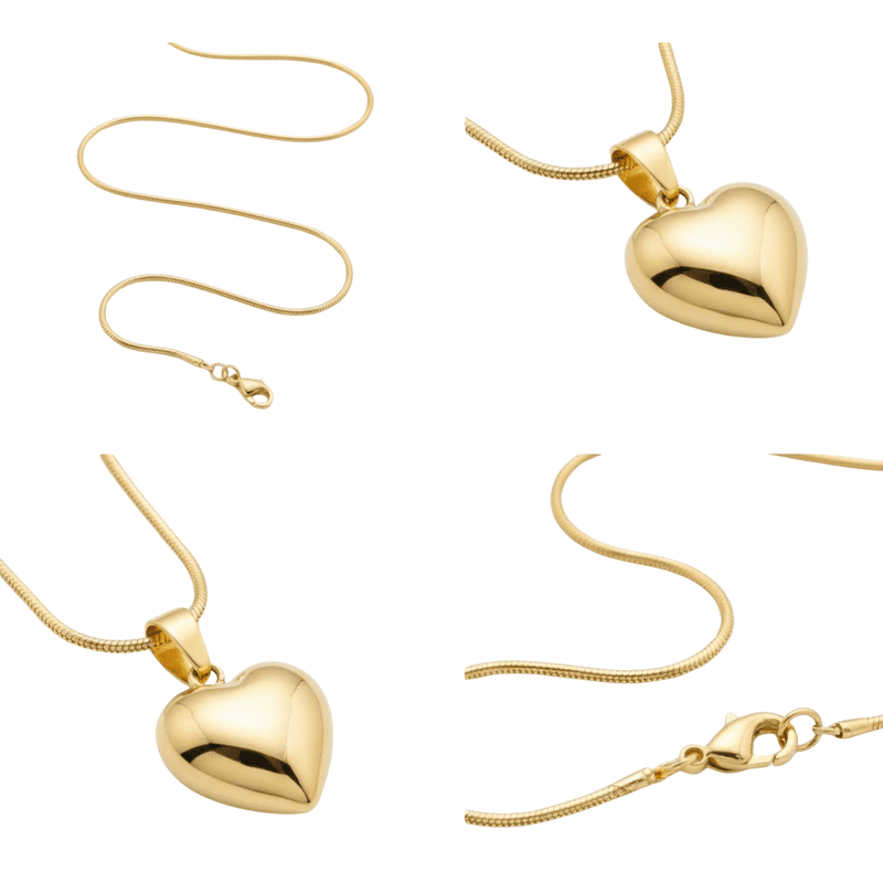 Florium™ : Minimalist Solitaire Pendant with Fine Link Chain  [PNSS-07]