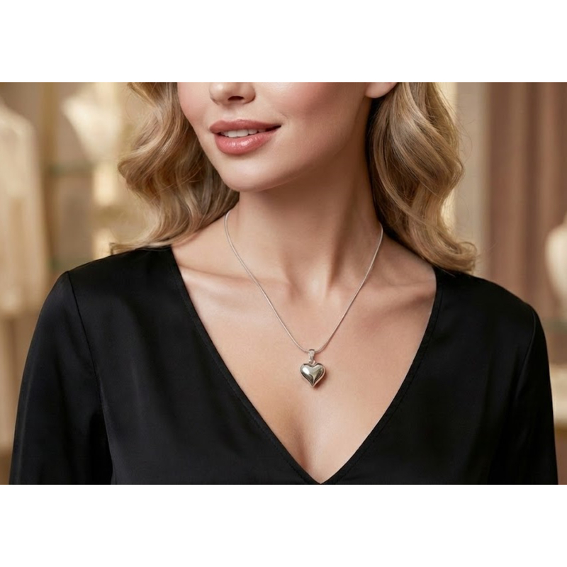 Florium™ Solitaire Pendant Necklace [PNSS-07B]