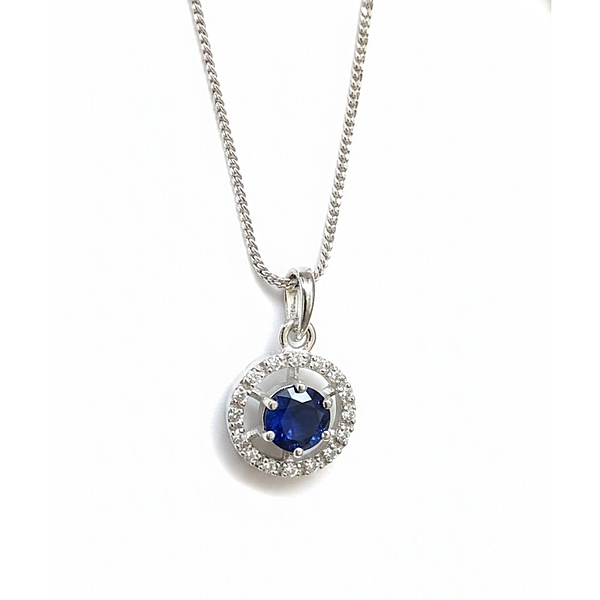Florium™ Solitaire Pendant Necklace [PNSS-08A]