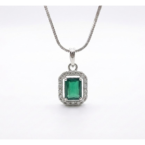 Florium™ Solitaire Pendant Necklace [PNSS-09B]