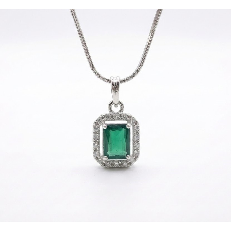 Florium™ Solitaire Pendant Necklace [PNSS-09B]