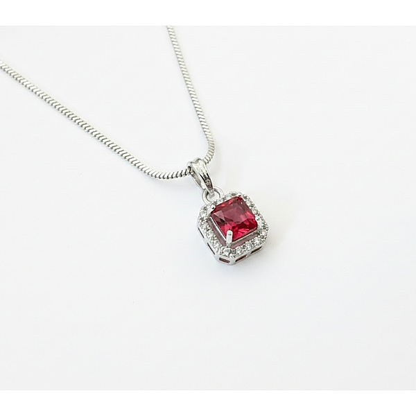 Florium™ Solitaire Pendant Necklace [PNSS-09C]