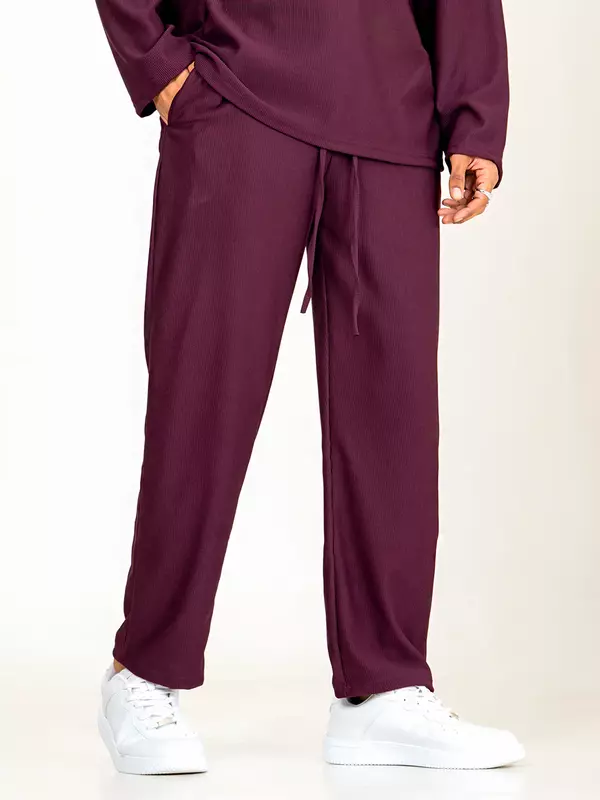 Maroon Cord Pant