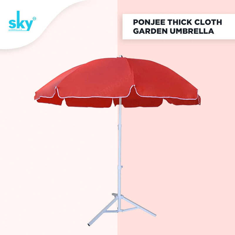 Ponjee Thick Cloth Windproof Garden Umbrella Ponjee Thick Cloth Windproof Garden Umbrella