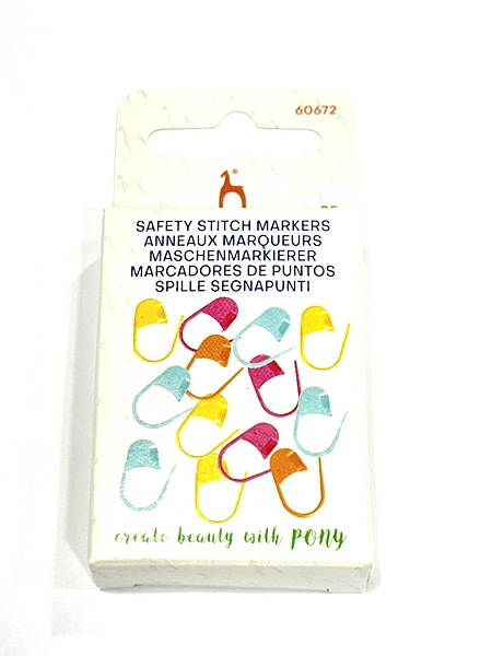Pony stitch marker