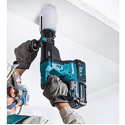 SDS Plus Concrete Rotary Hammer Machine, 4.6Kg 28mm 40V HR001GZ Combination Hammer Cordless w/o Battery & Charger: Makita