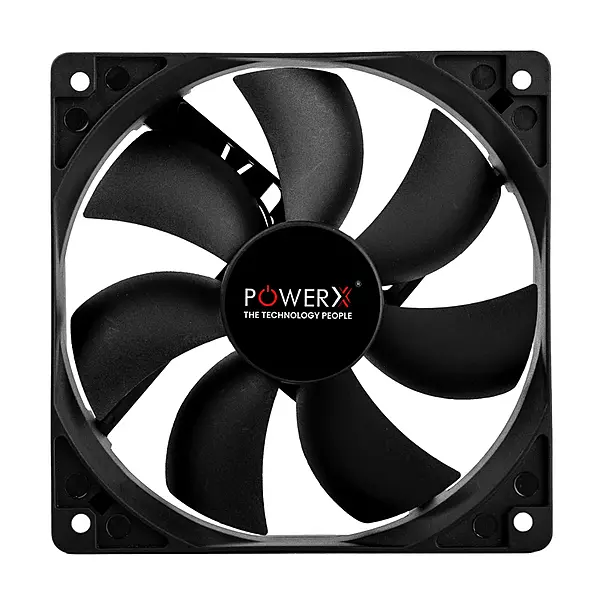 POWERX 120MM 7-Blade Normal Cooling Fan – Black POWERX 120MM 7-Blade Normal Cooling Fan – Black