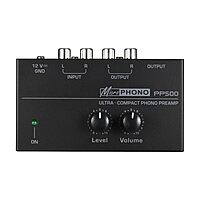 Micro Audio - Low Noise Phono Preamp for Vinyl Record Player - PP500 Micro Audio - Low Noise Phono Preamp for Vinyl Record Player - PP500