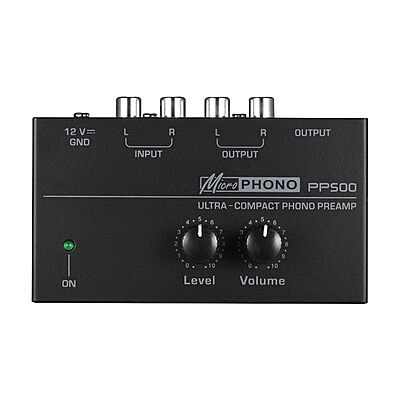 Micro Audio - Low Noise Phono Preamp for Vinyl Record Player - PP500