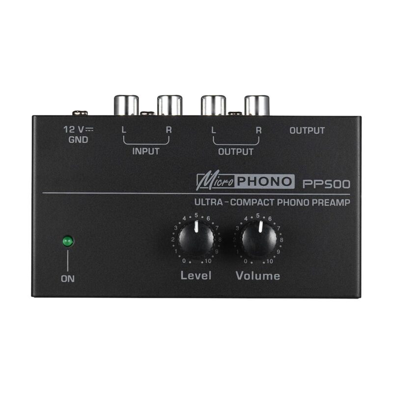 Micro Audio - Low Noise Phono Preamp for Vinyl Record Player - PP500 Micro Audio - Low Noise Phono Preamp for Vinyl Record Player - PP500