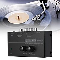 Micro Audio - Low Noise Phono Preamp for Vinyl Record Player - PP500 Micro Audio - Low Noise Phono Preamp for Vinyl Record Player - PP500
