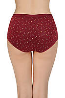 AMANTE Print High Rise Full Brief Panties (Pack of 3) (Prints May Vary) 53101 PRINT ASSORTED S