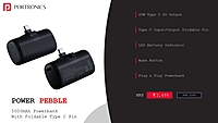 Powerbank Portronics Mini
