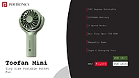 Fan Portronics Portable