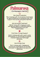 Palmarosa Essential oil - 10ml