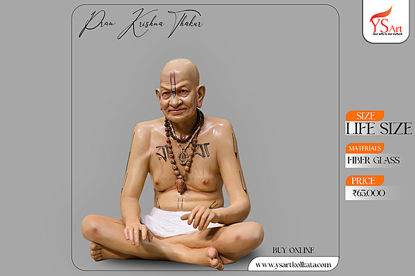 PRAN KRISHNA THAKUR FIBER STATUE
