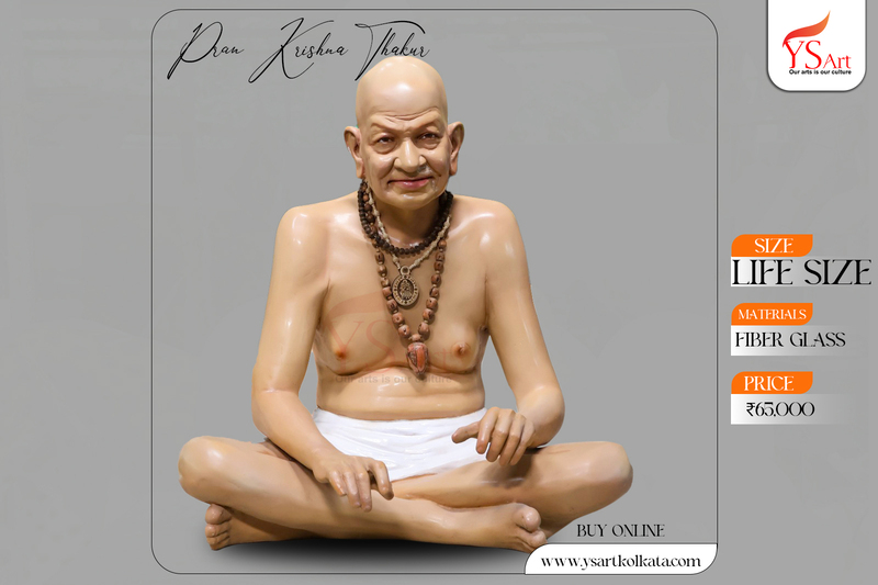PRAN KRISHNA THAKUR FIBER STATUE