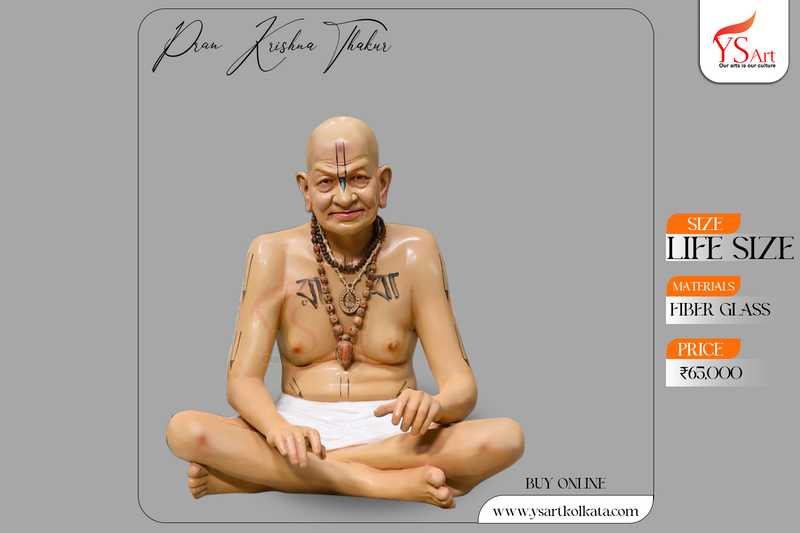 PRAN KRISHNA THAKUR FIBER STATUE