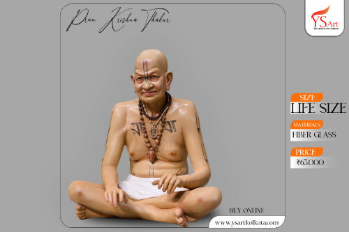 PRAN KRISHNA THAKUR FIBER STATUE