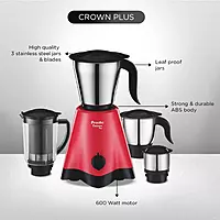 PREETHI MIXIE CROWN PLUS 600W 4JAR