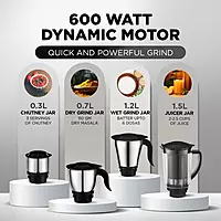 PREETHI MIXIE CROWN PLUS 600W 4JAR