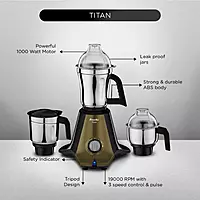 PREETHI MIXIE TITAN 3JAR 1000W