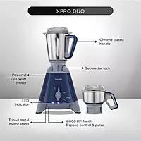 PREETHI MIXIE XPRO DUO COMERCIAL 2JAR 1300W