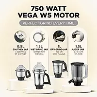 PREETHI MIXIE ZODIAC 5JAR 750W