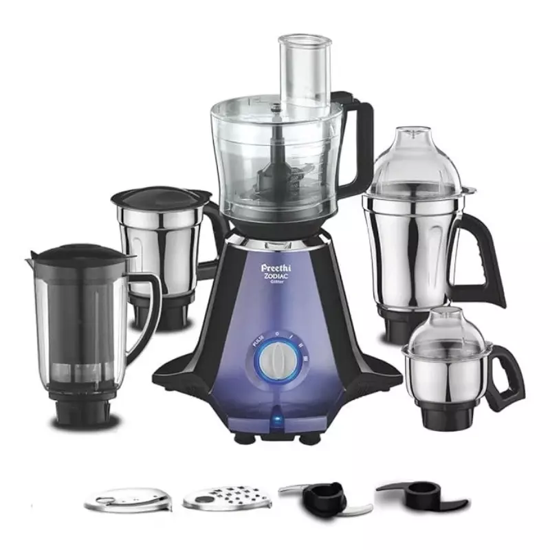 PREETHI MIXIE ZODIAC GLITER 5JAR 750W