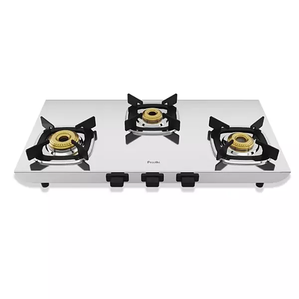 PREETHI STOVE SS GLAM STEEL 3B 2MM THICKNESS