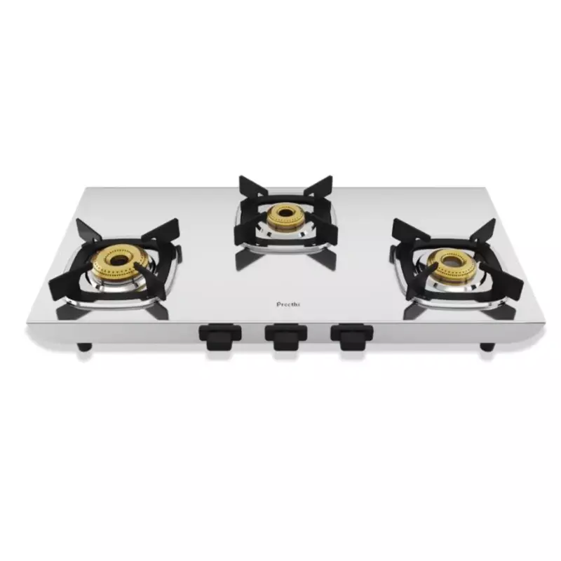 PREETHI STOVE SS GLAM STEEL 3B 2MM THICKNESS