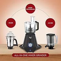 PREETHI MIXIE ZODIAC BLACK 5JAR 750W