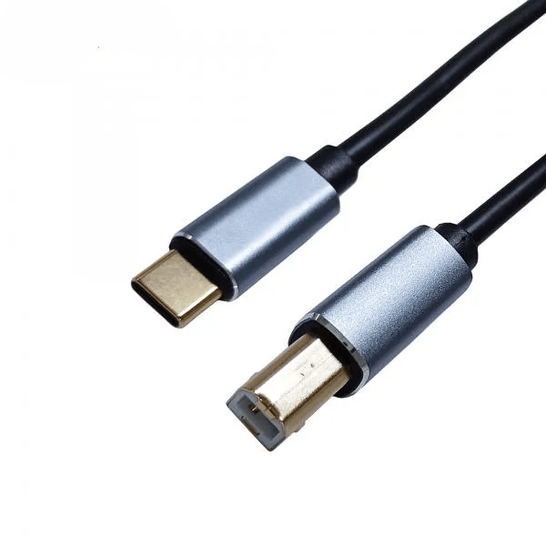 USB Type C to USB B 2.0 Printer Cable, Scanner Cable Compatible with HP Canon Epson Lexmark MacBook Pro/Air iMac XPS ASUS Laptops (Black) USB Type C to USB B 2.0 Printer Cable, Scanner Cable Compatible with HP Canon Epson Lexmark MacBook Pro/Air iMac XPS ASUS Laptops (Black)